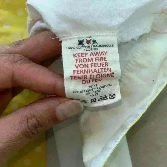 Mini Boden white yellow lFloral Dress size 7-8 year summer - Picture 7 of 7